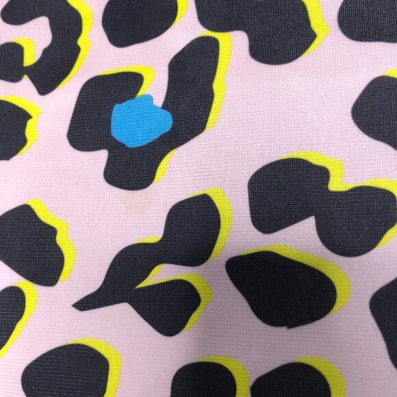 ADIDAS Youth Pink LZ Leopard Print SST Superstar Track Jacket M - Picture 9 of 12